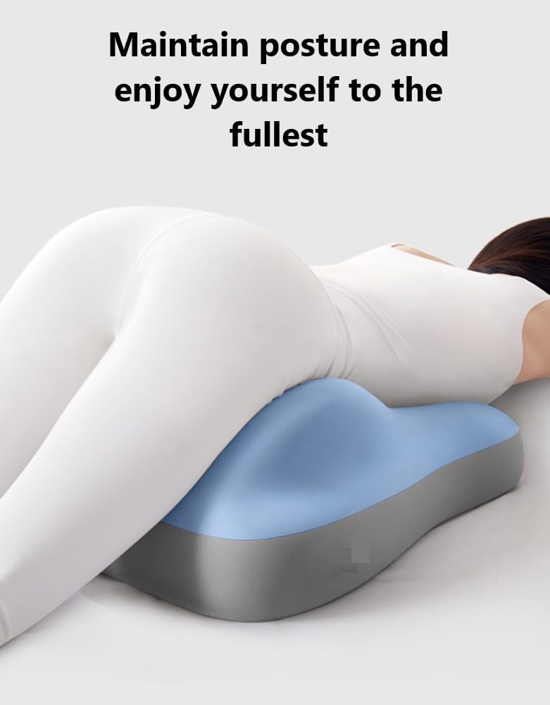 Couples Butt Cushion, Low-Profile Design Couples Pillow for Intimacy, Recovers After Impact, Provides Intimacy Support, Ideal for Sitting and Lying, Dark Gray