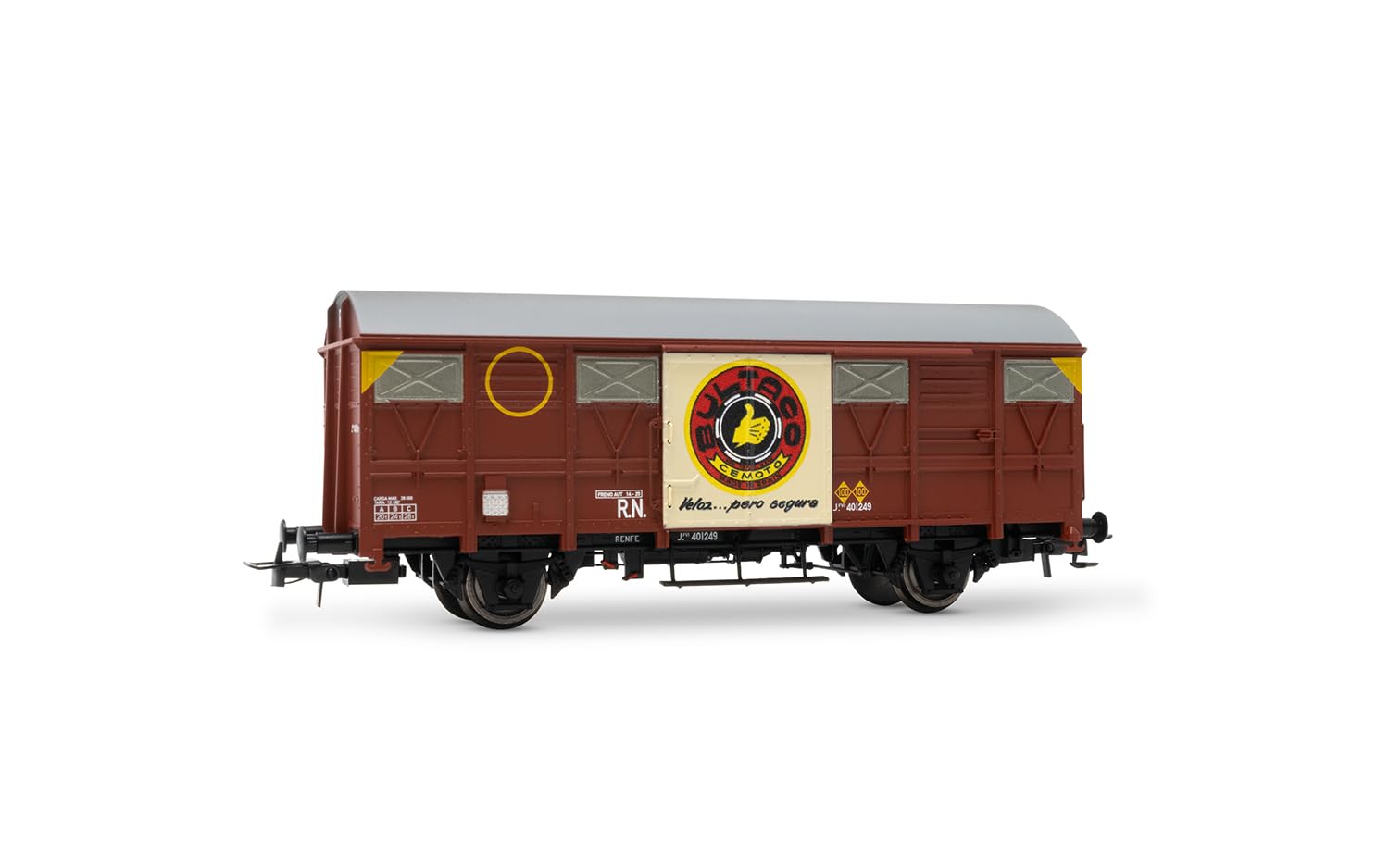 Electrotren HE6071 RENFE, 2-axle wagon J2 Bultaco, ep. IV, Wagon rolling stock
