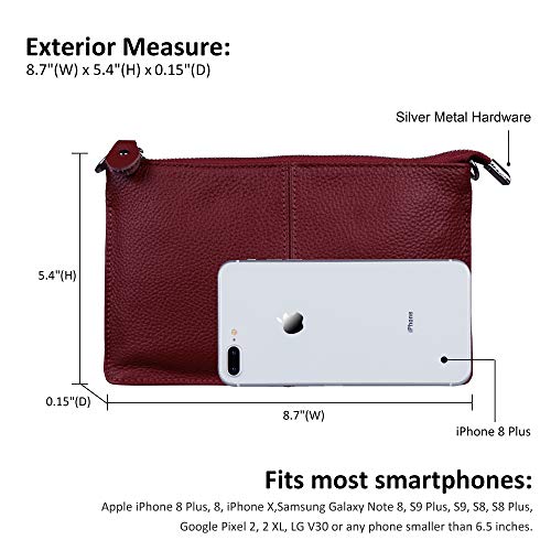 Befen BFN2252 Women'S Smartphone Leather Wristlet Crossbody Wallet Clutch thumb #3