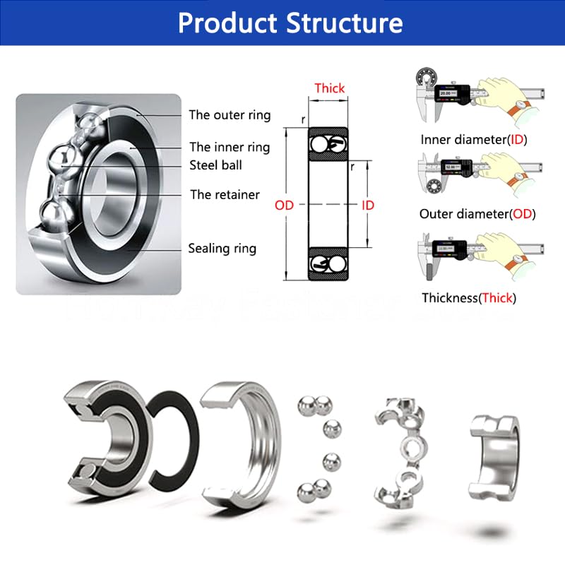 Tiefe Kugellager 2 Stück Mit Federnut - 6300N Bis 6307N Serie