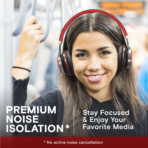 Artix Cl750 Wired Headphones With Mic & Volume Control — Noise Isolating Computer Headphones Wired, On-Ear Headphones With Wire, Plug In Headphones For Laptop, Corded Headphone Over Ear Aux Jack 3.5Mm #TOP3