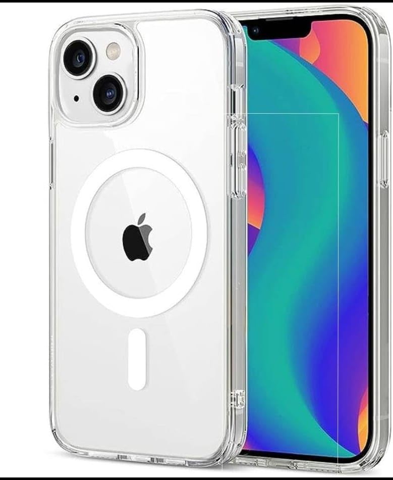 Image of Protective Phone Cover Compatible for iPhone 13 Transparent Cover | Cover case | Mobile Cover | Soft & Flexible |