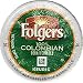 Folgers 100 Percent Colombian Decaffeinated Coffee single serve K-Cup pods for Keurig brewers, 96 Count