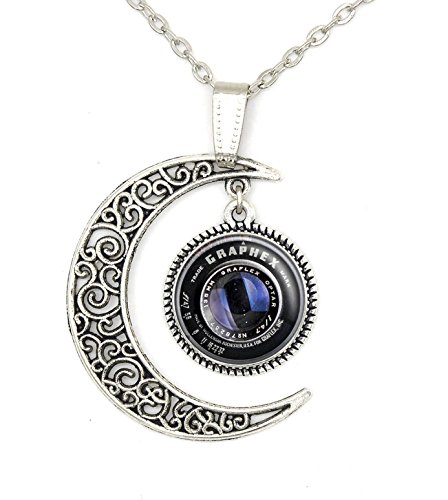 Lan Jin Art Custom Photog Camera Lens Necklace Pendant Jewelry Lover Personalized Charm