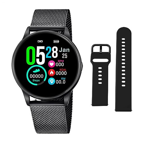 LOTUS Reloj Inteligente Mujer - Smartwatch de Acero Inoxidable Negro - Resistente al Agua IP65 - Control Música, Cuenta Pasos y Calorías, Teléfono, Deportes, Frecuencia Cardíaca, Monitor Sueño 50002/A LOTUS Reloj Inteligente Mujer - Smartwatch de Acero Inoxidable Negro - Resistente al Agua IP65 - Control Música, Cuenta Pasos y Calorías, Teléfono, Deportes, Frecuencia Cardíaca, Monitor Sueño 50002/A