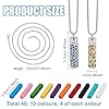 WEBEEDY 2 Pcs Essential Oil Diffuser Necklaces with 40 Felt Pads,Hollow Stainless Steel Diffuser Pendant Aroma Necklace for Women Men Mother's Day Wedding Valentine's Day Birthday Aromatherapy Gift #1