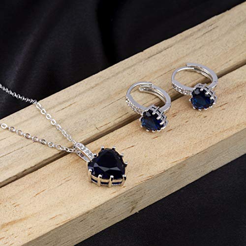 Valentine Gifts: Luxuria Heart Inspired Pendant Set