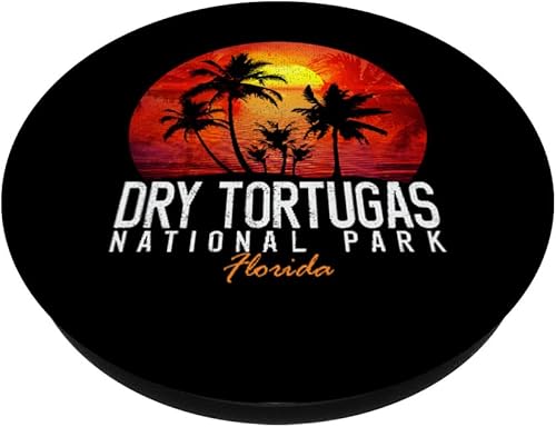 Miniatura 2 de Dry Tortugas National Park Palmera Natación Scuba FL PopSockets Swappable PopGrip