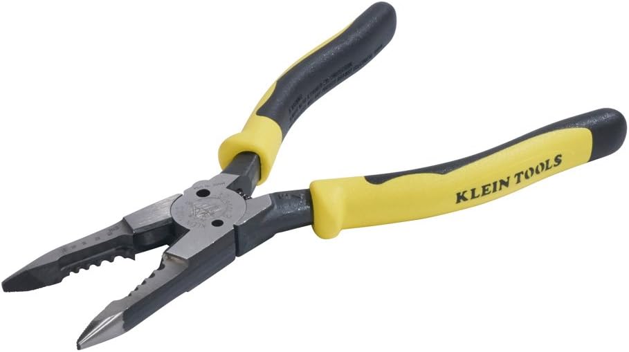 Klein Tools 8-3/8 in. All Purpose Pliers with Spring J2068CSEN