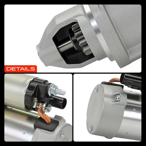 A-Premium Starter Motor Compatible with Jeep KL Series Cherokee 2015-2022 3.2L, 12V 1.7KW 11-Tooth Clockwise by A-Premium - Image 9