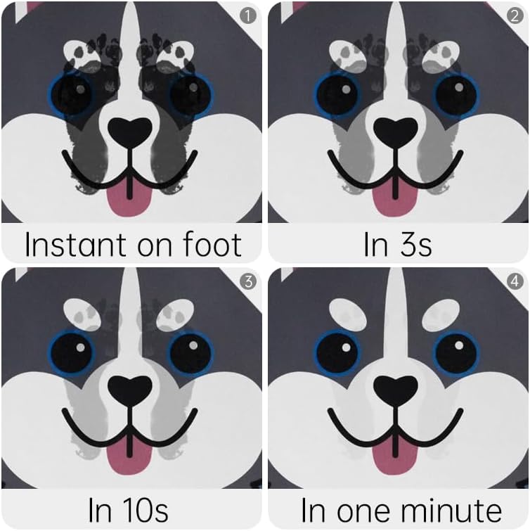 Miniatura 4 de MIRA HOME Tapete de baño súper absorbente, parte inferior de goma antideslizante, tapete de baño de secado rápido, tapete de puerta fácil de