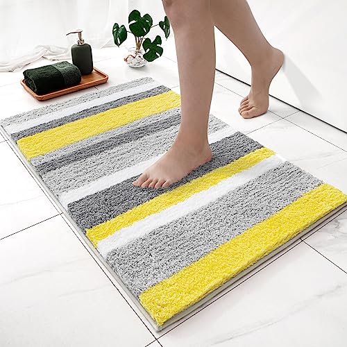 MIULEE Badematte Badteppich Duschmatte Non Slip Badvorleger Fußmatte...