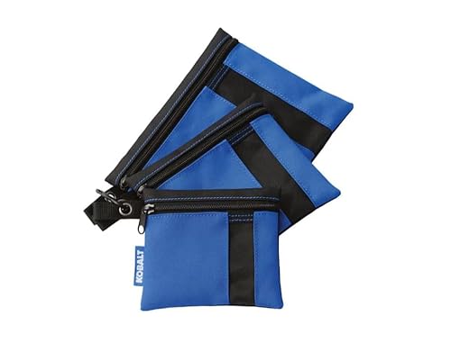 K.balt Blue Polyester 8.5-in W x 6.5-in L Zippered Accessory tool bag