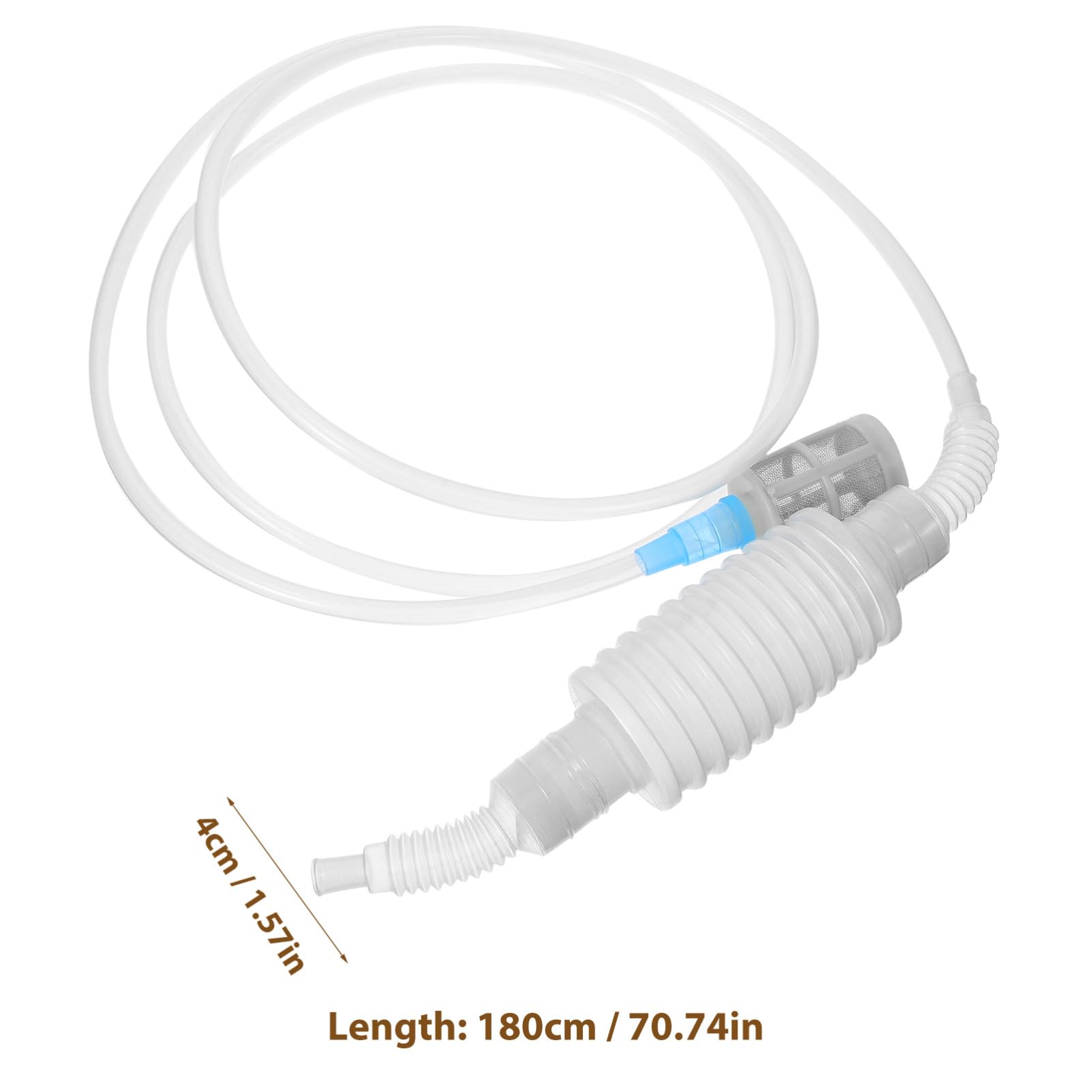 Garneck Wine Bucket Home Brewing Siphon Siphon Drainage System Accessories Making Tools 1.8m Length Reusable Tube