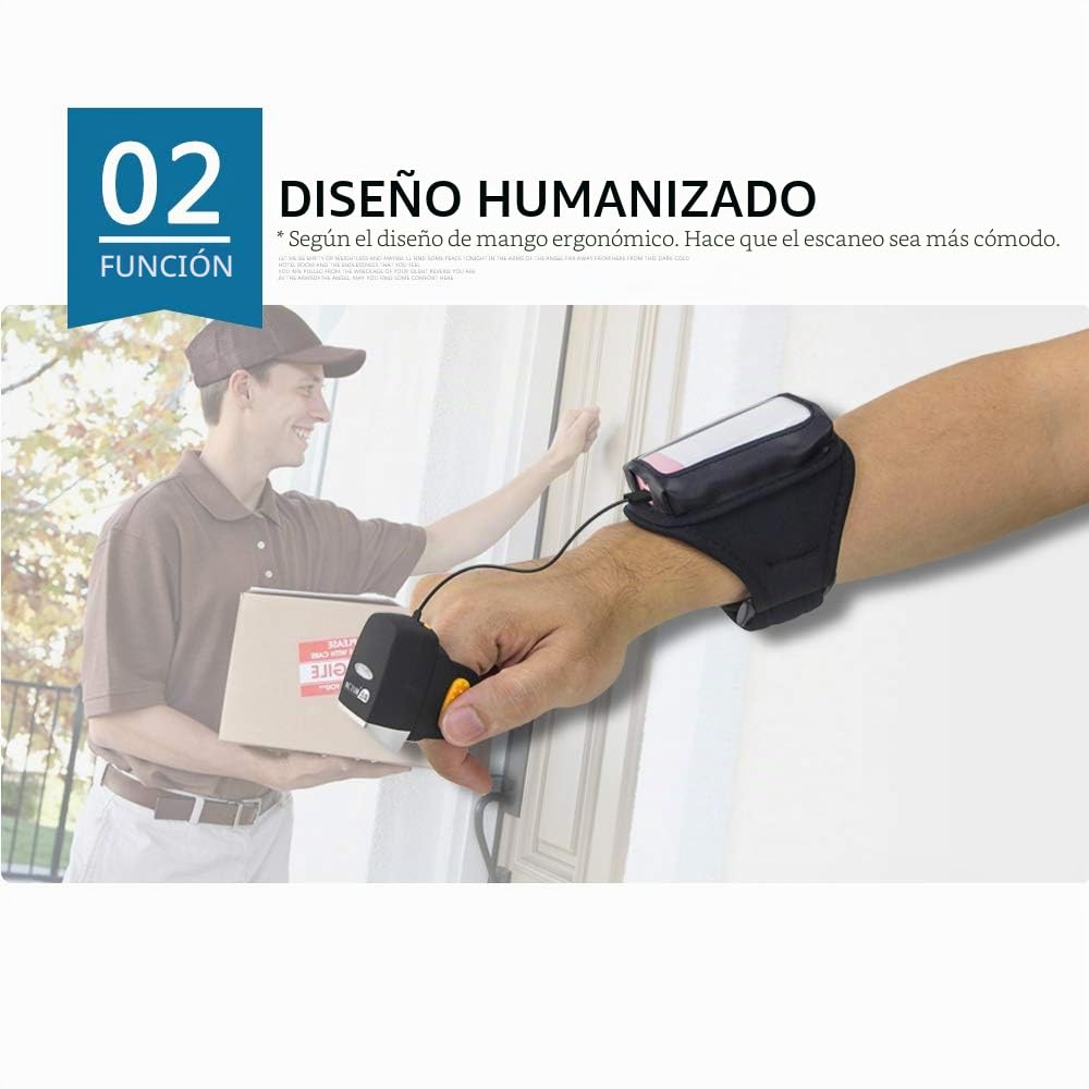 NetumScan - Escáner de Código de Barras con Bluetooth Mini 1D CCD Lector de Códigos de Barras Para Pago Móvil, Compatible con Pantalla de Ordenador, POS/Android/iOS/Mac/Windows/Linux/Ipad System NSR3
