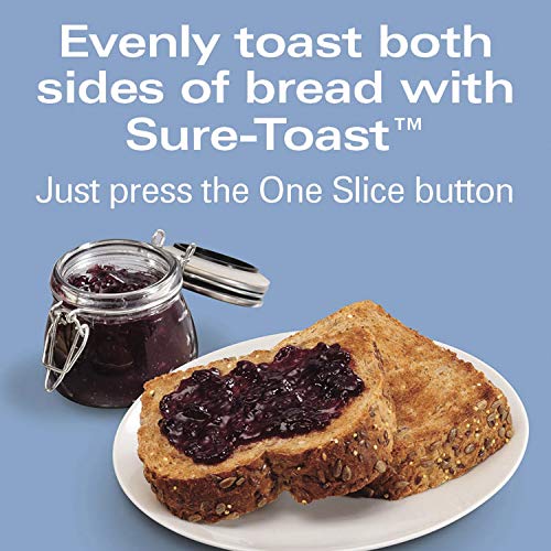 Hamilton Beach Professional 22991 Toaster With Deep & Wide Slots For Artisan Bread & Bagel And Sure-Toast Technology, Auto Shutoff, 2-Slice, Stainless Steel #TOP2
