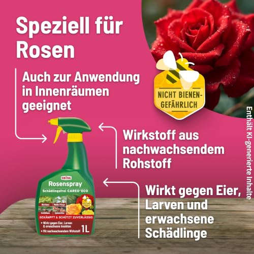 Substral Rosenspray Schädlingsfrei Careo Eco 1L Blattlaus + Spinnmilbe – Ansicht 2
