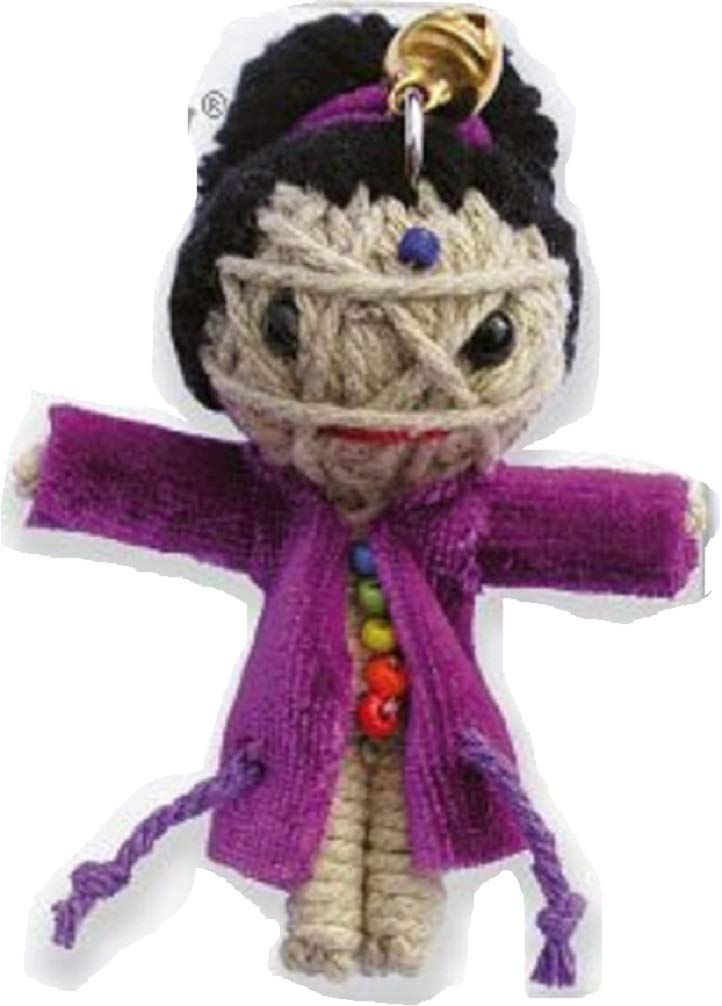 Porte-clés Jouet Kamibashi Red Devil - Poupée à Ficelle Handmade - Multicolore - Neuf Avec étiquettes
