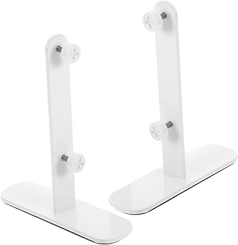 Pegboard Mount Bracket 2pcs Desk Accessories Heavy Duty Metal T-Shaped Stand for Office Display