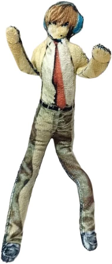 Light Yagami L Figure Plush Anime Twistable Action Figures Doll Cartoon Pillow Posable Anime Figurine Home Sofa Decoration
