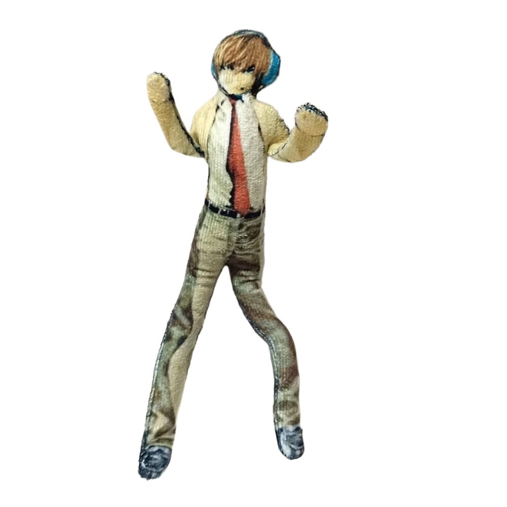 Light Yagami L Figure Plush Anime Twistable Action Figures Doll Cartoon Pillow Posable Anime Figurine Home Sofa Decoration