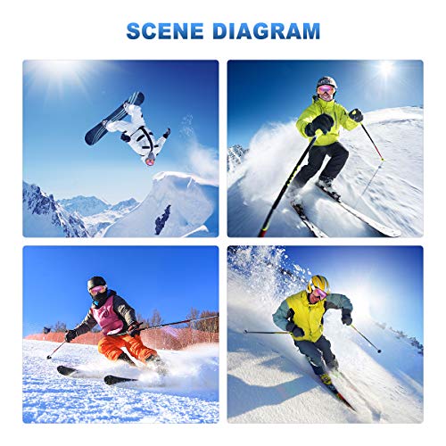 Sh Horvath Ski Snowboard Otg Goggles, Hd Mirrored Anti-Fog Goggle For Men Women #TOP7