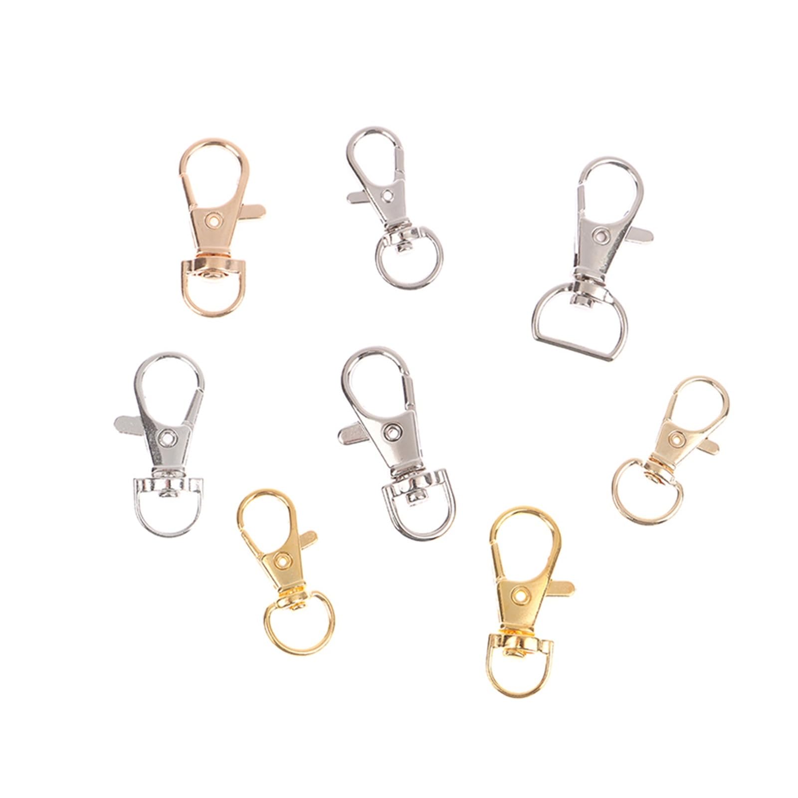 Chiusura Borsa Clik-Clak In Metallo Per Borse 4cm X 4 Cm - Argento - Foto 6