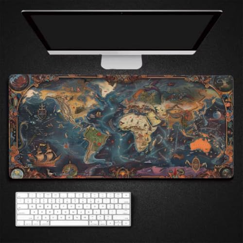Alfombrilla para ratón y teclado impermeable que evita deslizamientos en la mesa 3
