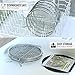 Kitchnplus Dehydrator Rack Stainless Steel Stand. Compatible with Ninja Foodi 6.5 and 8 Quart and Instant Pot 8 Qt Pressure Cooker. Includes NonStick Baking Sheets Accessories and Dehydrating