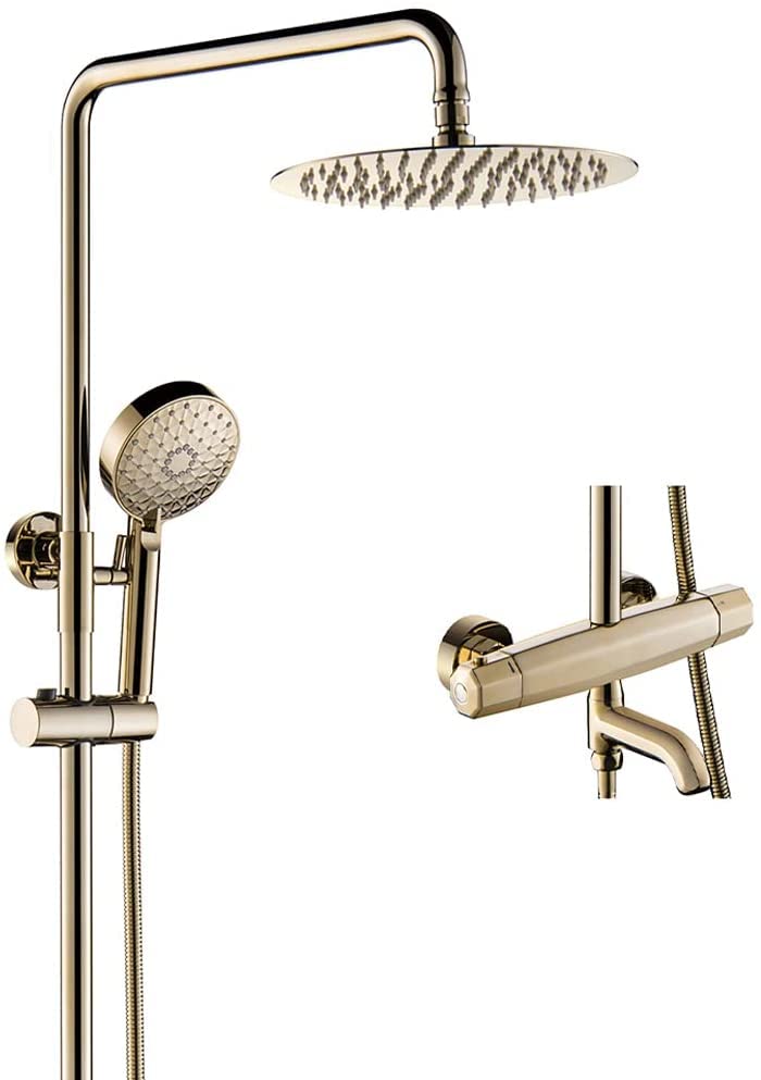 Ensemble de douche thermostatique en laiton pour éliminer les variations de température