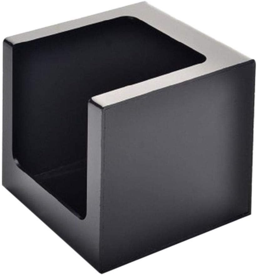 GDDG Acrylic Tissue Box, Tissue Storage Holder, Square Tissue Dispenser,Black