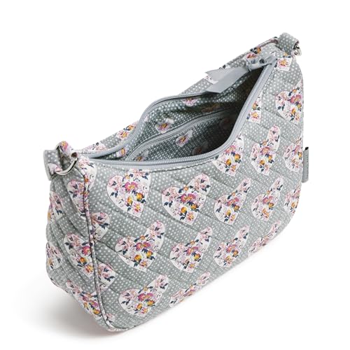 Image of Vera Bradley Women's Cotton Frannie Crescent Crossbody Purse