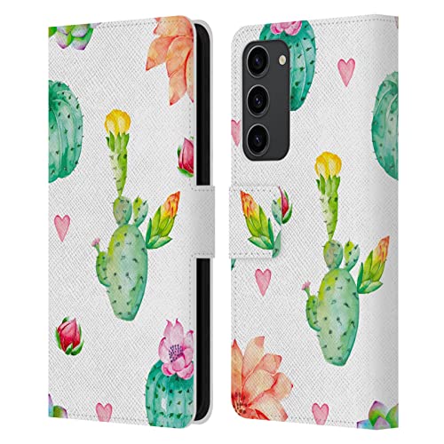 Housse Samsung S23+ 5G fleurie en cuir pour vos sorties et moments de détente