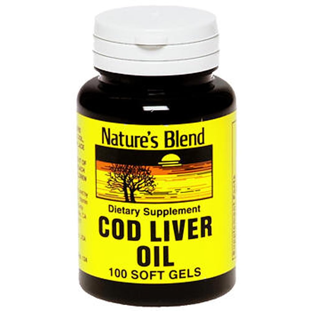 Nature's Blend Cod Liver Oil 100 Softgels