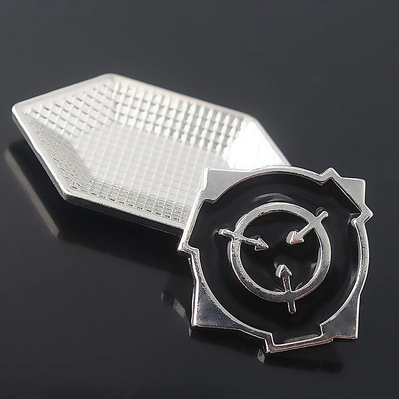 New 2024 Secret Laboratory Scp Foundation Brooch Special Containment Procedures Metal Brooch Pin Windbreaker Hat Bag Jewelry Fashion Accessories Creative Gift, As Pic, TH01-T05-P6552