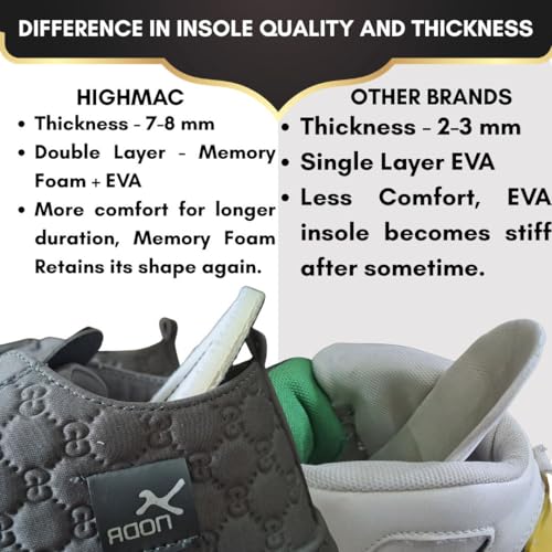 Image of Men's Black Canvas Sneakers - Stylish Casual Shoes with Non Tie Elastic Laces | 7mm Memory Foam & EVA Insole | Lightweight & Comfortable Everyday Footwear (Sizes 6-10)