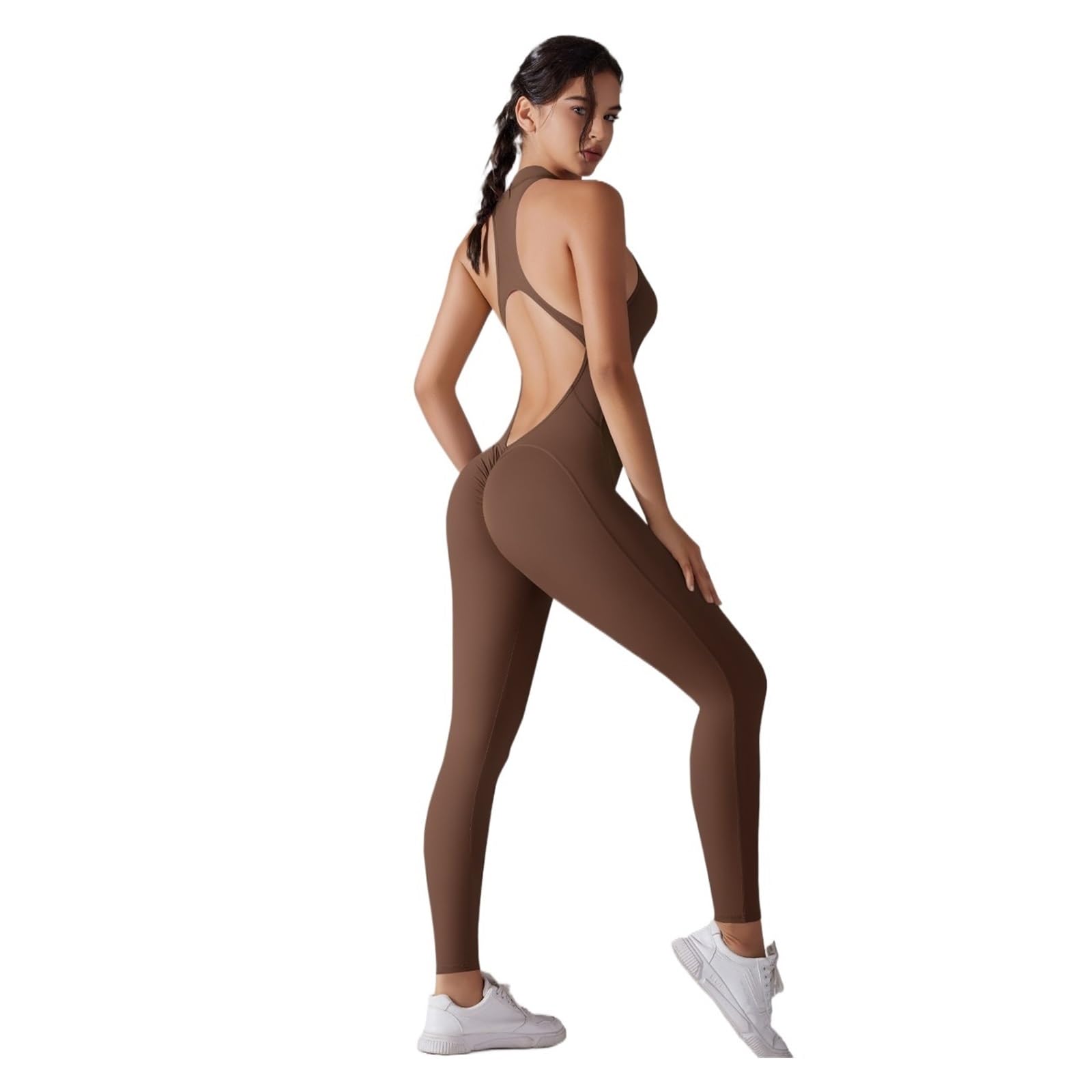 TTDGYYXW Body damskie kontrola brzucha podnoszenie pośladków sportowe Shapewea Fitness sportowe body strój do jogi