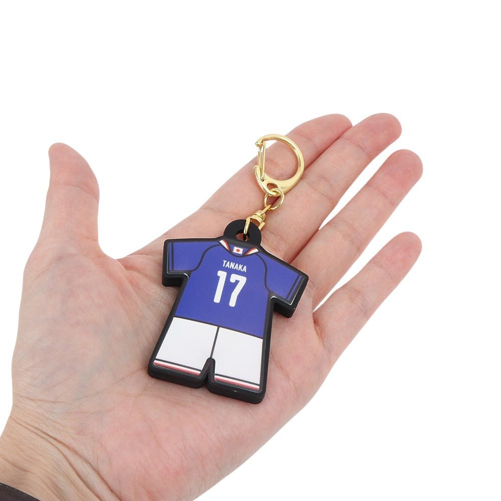 Amazon | [JFA] サッカー日本代表 ユニフォーム型ラバーキーホルダー