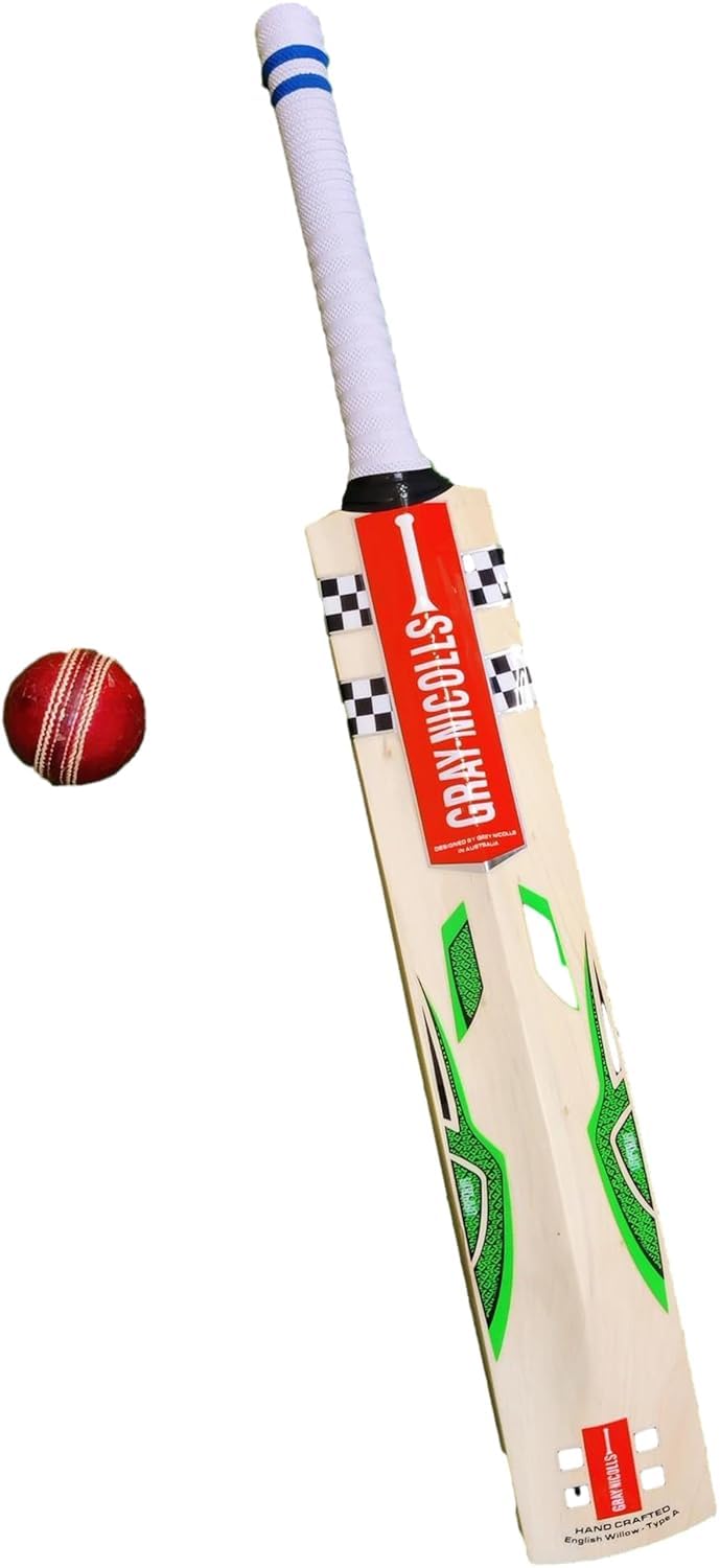 SAG Kashmiri Willow Leather Cricket Bat Full Size | Crafted from Premium Kashmiri Willow | Lightweight & Durable with Ergonomic Grip | Ideal for Adults, Power Hitting, Matches & Tournaments-image-11
