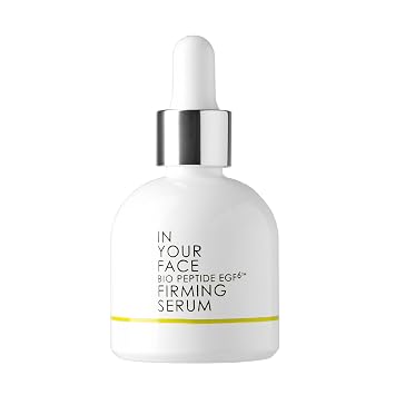 In Your Face Bio Peptide EGF6TM Firming Serum Anti Aging & Anti Wrinkle Peptides Serum for Face with Bio-Placenta, Copper Peptides & EGF 1oz