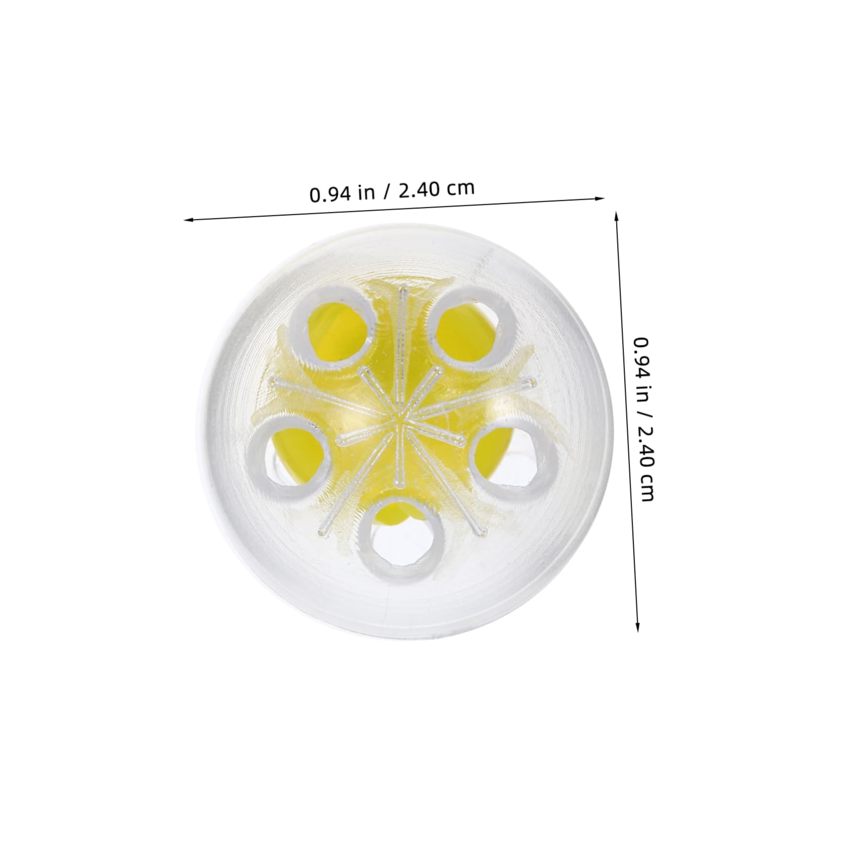 DOITOOL Ball Inserts 50 Pack Rattle Balls for Toys Pet Squeakers Baby Playthings Bright Engaging