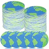 Gersoniel 50 Pcs Earth Seed Paper Card Gift 2.1 Inch Earth Day Party Favors Plantable Seed Paper Craft Exchange Appreciation Gifts Cards for Garden Environmental Activities Birthday Party Supplies