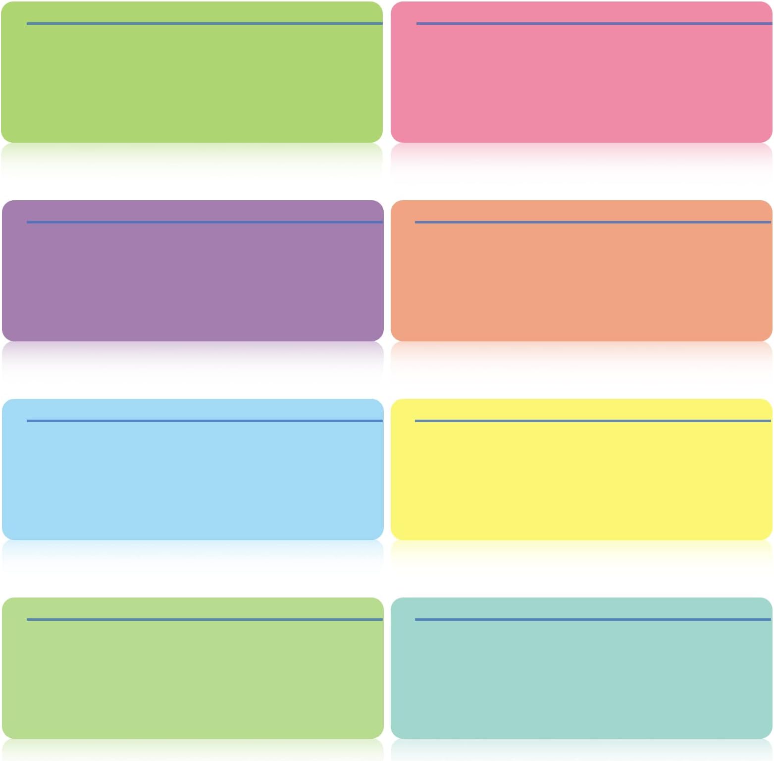 Coolon Dyslexia Overlays Dyslexia Aids for Children Coloured Overlays for Dyslexia 8PCS Overlays for Reading Dyslexia Coloured Overlays Reading Ruler for Dyslexia (Reading Ruler)