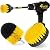 Holikme 4 Pack Drill Brush Power Scrubber Cleaning Brush Extended Long Attachment Set All Purpose Drill Scrub Brushes Kit for Grout, Floor, Tub, Shower, Tile, Bathroom and Kitchen Surface