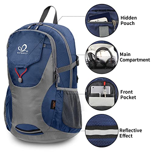 Waterfly Lightweight Packable Hiking Backpack: Foldable Travel Daypack Ultralight Camping Day Pack For Woman Man #TOP2