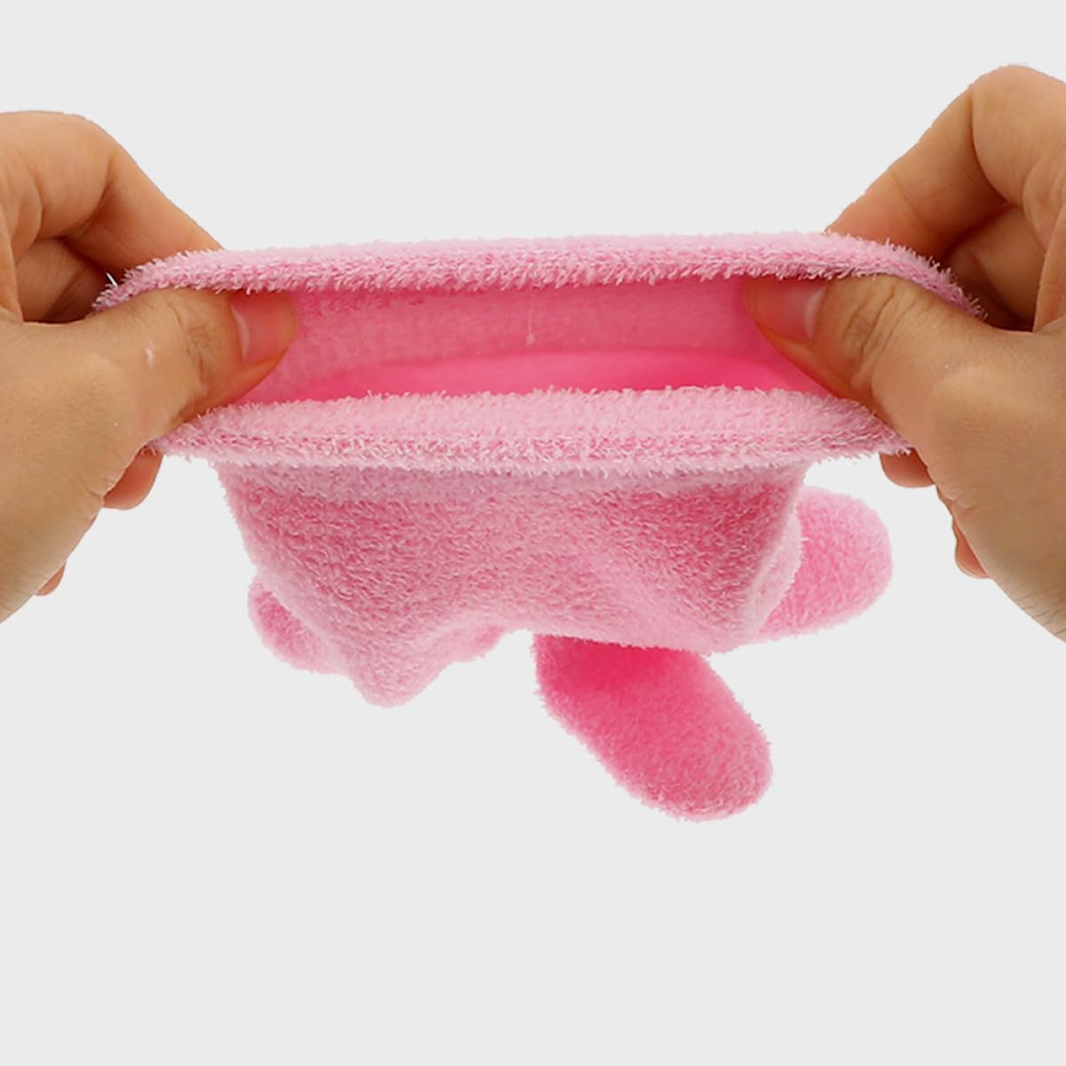 Holibanna Winter Touchscreen Gloves Moisturizing Gel Socks Dry Hand Therapy Hydrating Gloves Comfortable -Day Use Pink