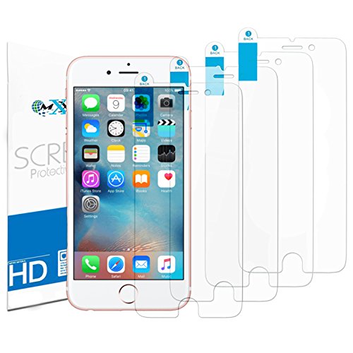 MXX iPhone 6S Screen Protector, Ultra-Clear High Definition Screen Protector Films for iPhone 6 / iPhone 6s 4.7 inch, 4-Pack