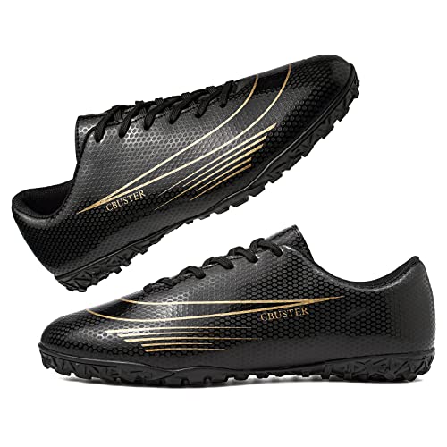 Indoor Soccer Shoes Mens Soccer Cleats Women Turf Soccer Shoes Men Zapatos De Futbol Para Hombres Football Cleats Women Tacos De Futbol Para Hombre Tacos De Futbol Youth Futsal Shoes Tf Black #TOP1