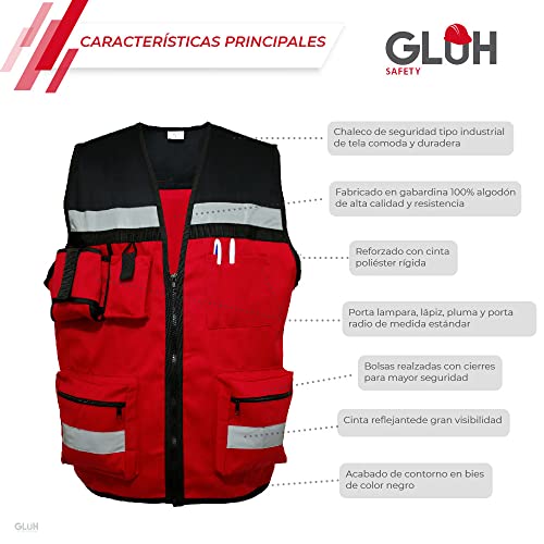 Consejos y comparativas para Comprar Chaleco brigadista rojo los mejores 10. 3 Imagen adicional