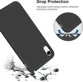 for Unihertz Jelly Star Case (3.00 Inches), Black Shockproof Case, Anti-Scratch TPU Bumper Cover, Ultra-Thin Soft Silicone Phone Case for Unihertz Jelly Star - Black